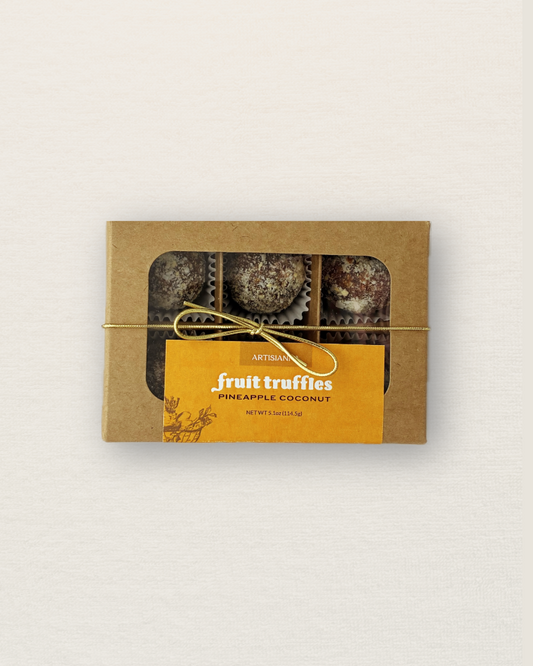 Pineapple Coconut Fruit Truffle