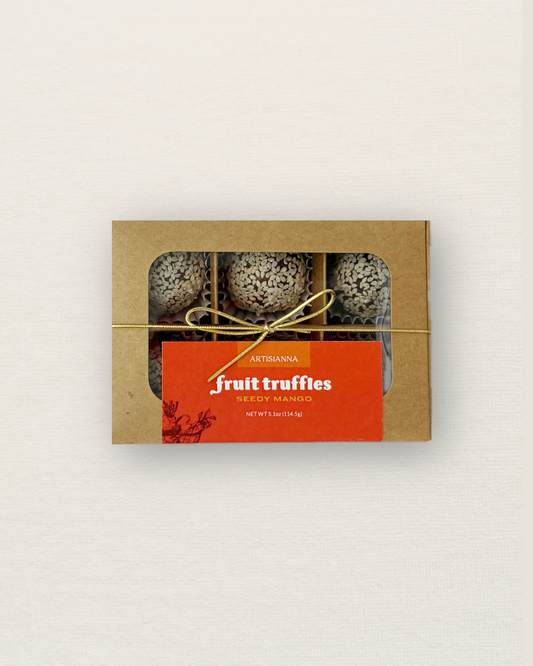Seedy Mango Fruit Truffle