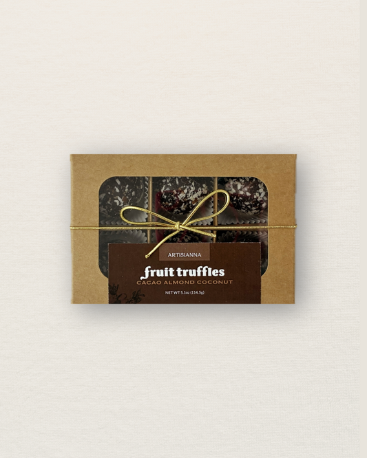 Cacao Almond Coconut Fruit Truffle