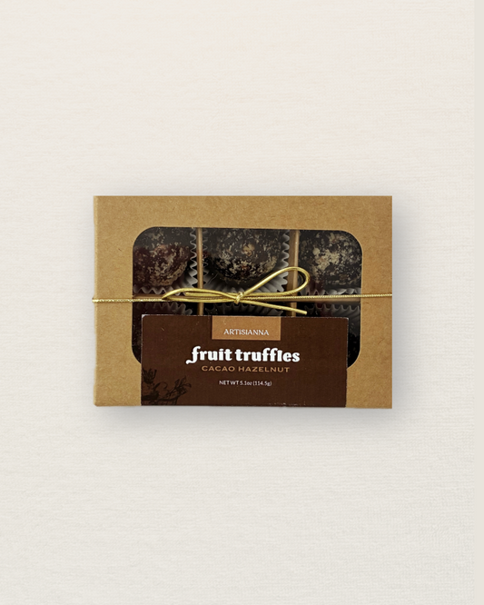 Cacao Hazelnut Fruit Truffle