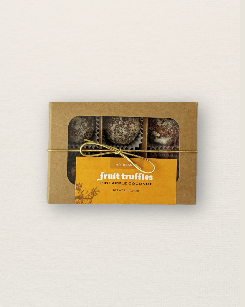 Pineapple Coconut Fruit Truffle