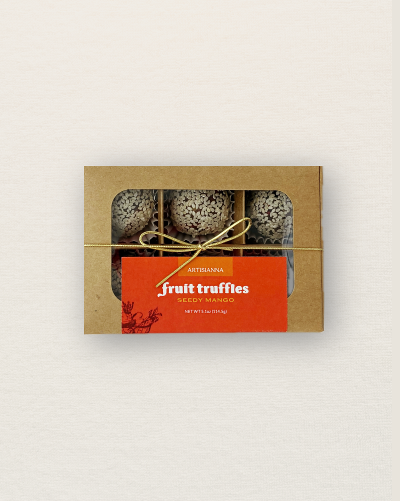 Seedy Mango Fruit Truffle